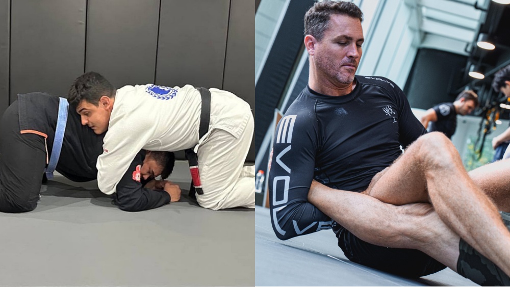 Mesting the wrestling for Jiu-Jitsu through front headlocks, lifting ...