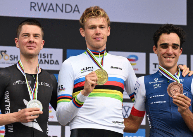 World Championships table for 2025 cycling in Kigali (updated)