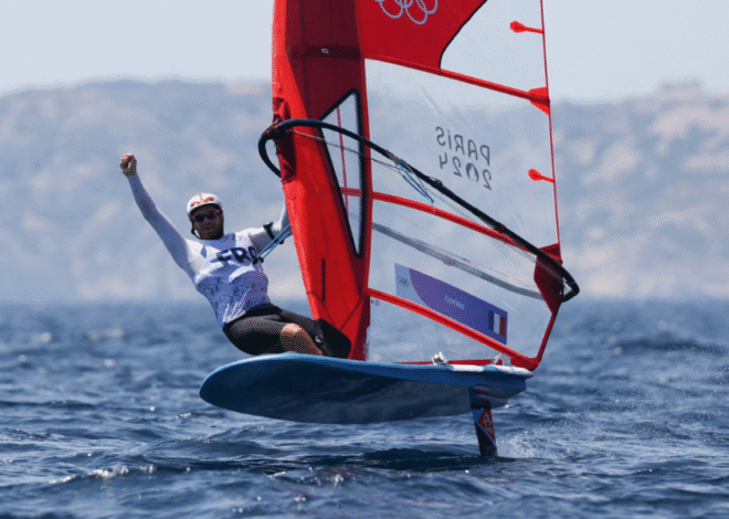 Silver medalist, Nicolas Goyard avoids zero points for the Blues at the IQ Foil European Championships
