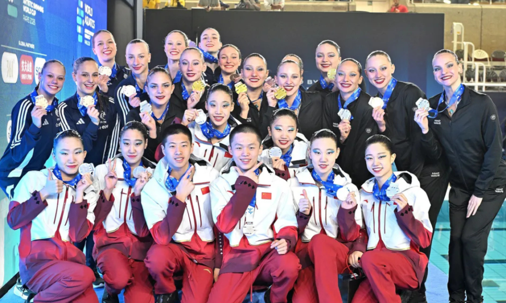 In Paris the Azzurri of artistic swimming win two World Cup medals