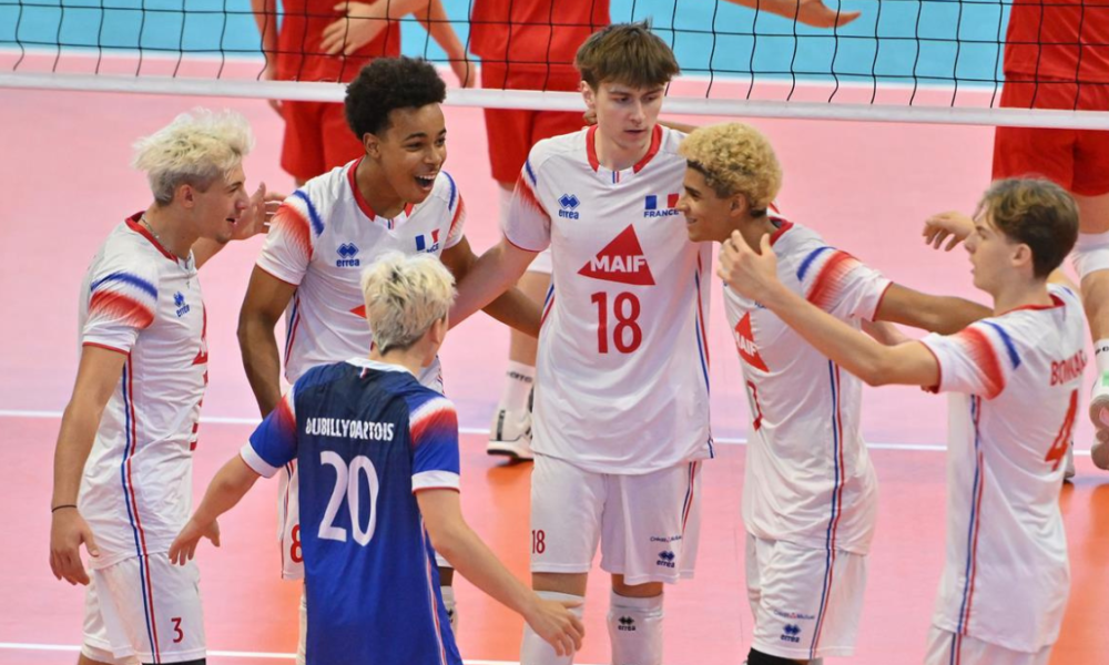 The Bleuets of volleyball dominate Belgium and will be present in the semi-finals of the U18 European Championships